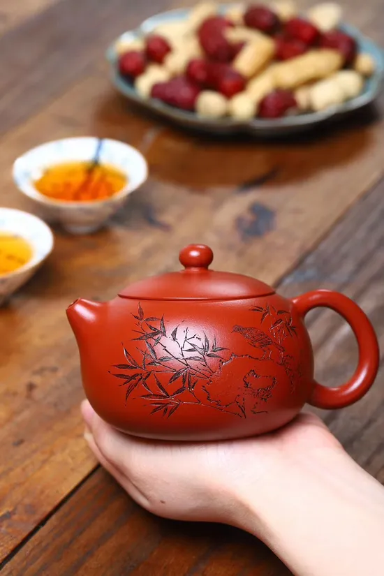 紫砂壺西施大紅袍240cc 顧老師手工製作 1