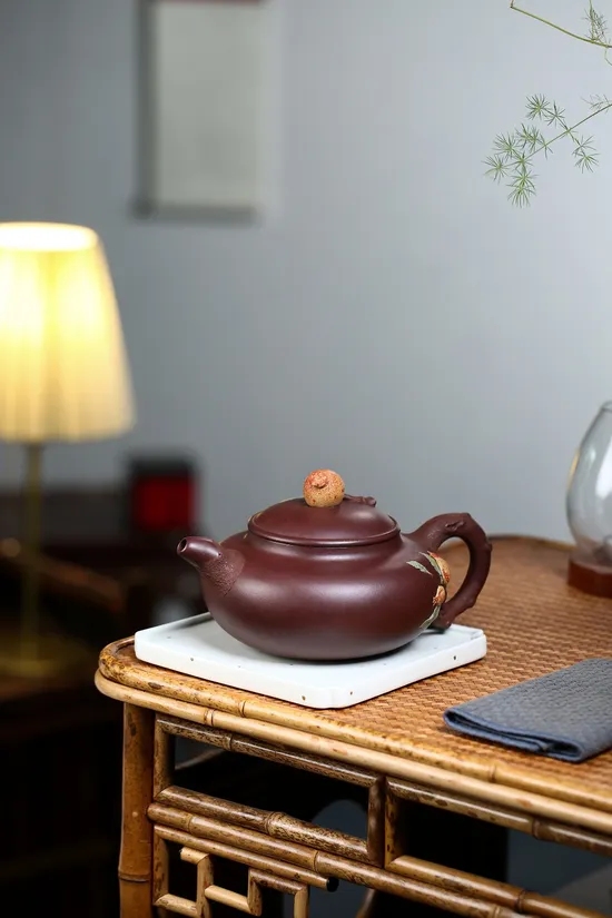 紫砂壺石榴壺高建中創作 1