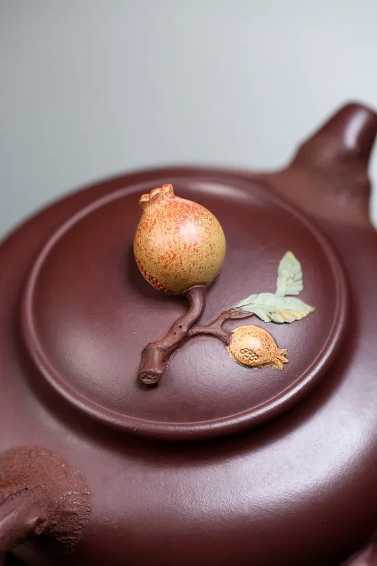 紫砂壺石榴壺高建中創作 2