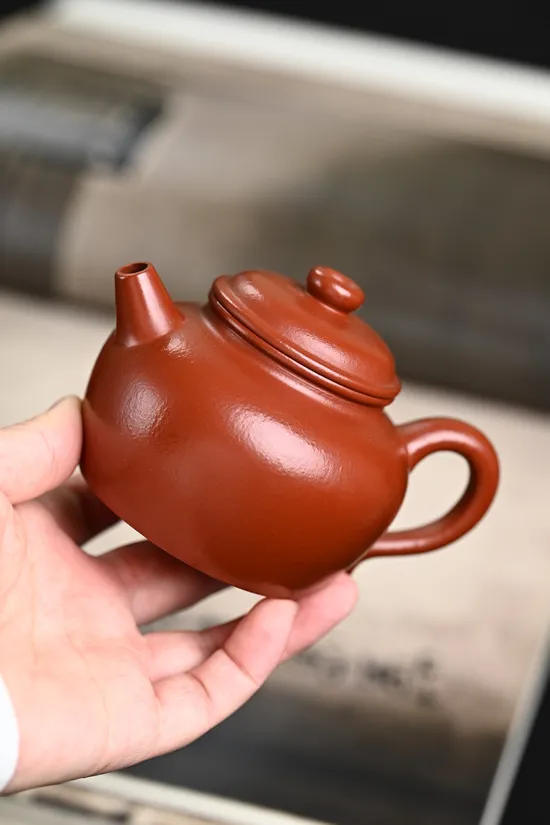 紫砂壺 王利娟手工製作 150cc 朱泥茶具 2