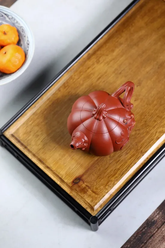 紫砂壺南瓜款收藏級作品周建良手工製作 1