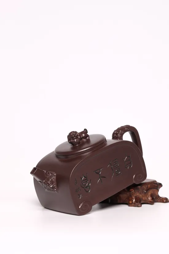 紫砂壺陳月娥老師手工製作高品質原礦紫泥茶具 2