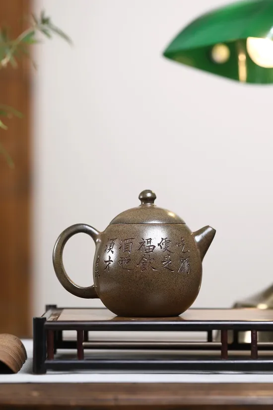 紫砂壺龍蛋藝術收藏品國工鮑玉華製作 2