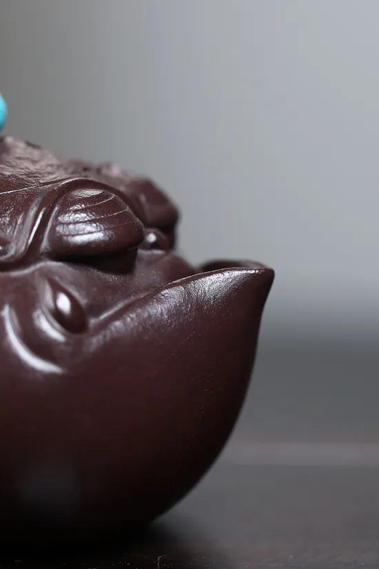 金蟾獻瑞紫砂壺｜高品質手工藝茶具 1