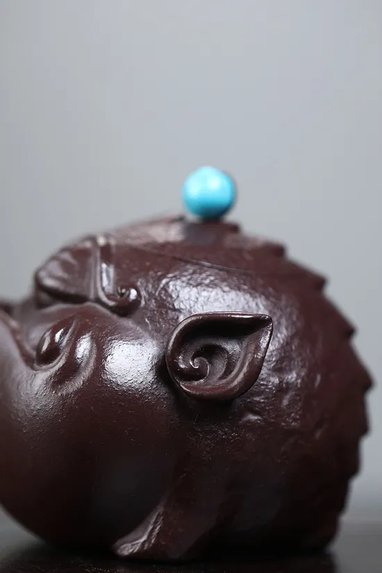 金蟾獻瑞紫砂壺｜高品質手工藝茶具 2