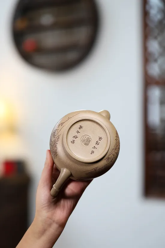 紫砂壺福祿原礦青段朱維平手工製作 1