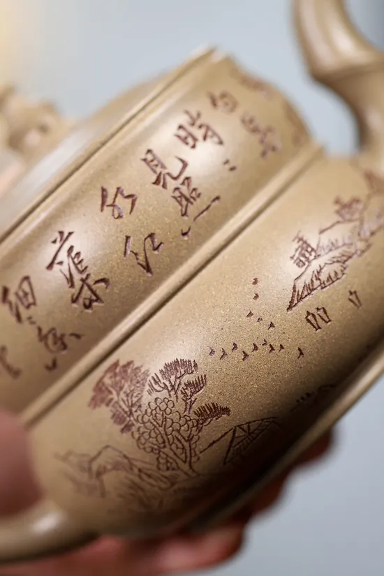 紫砂壺福祿原礦青段朱維平手工製作 2