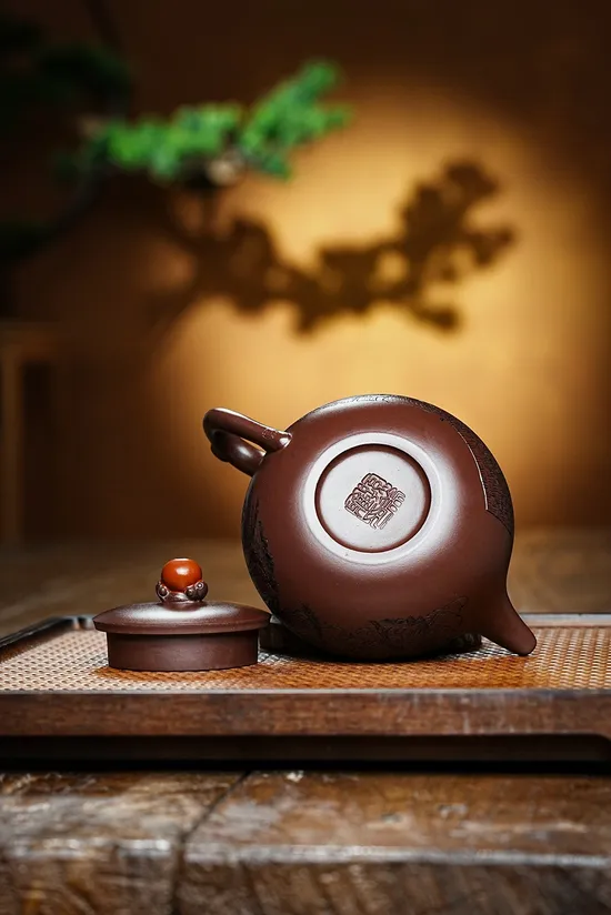 紫砂壺藝術收藏 紫氣東來手工製作 1