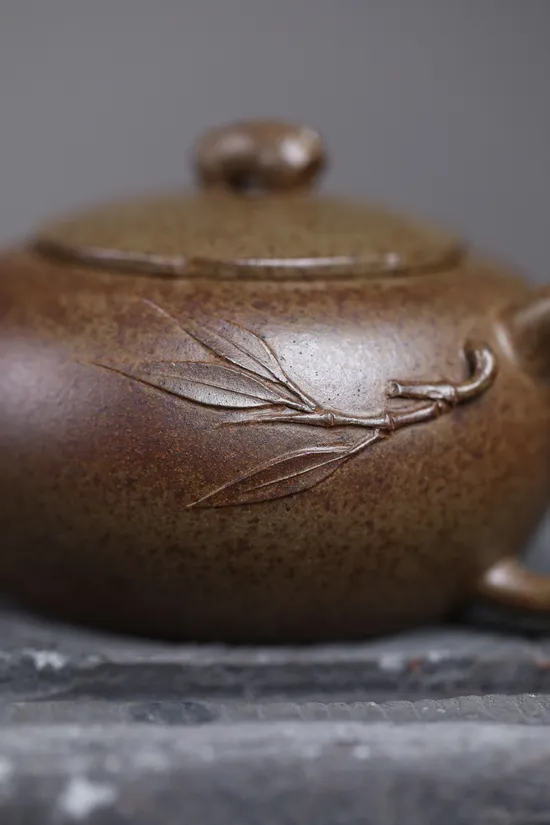 紫砂壺竹趣國藝師鮑玉華手工製作 1