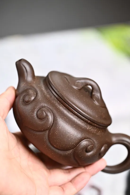 紫砂壺仿古如意陳華軍手工製作 1