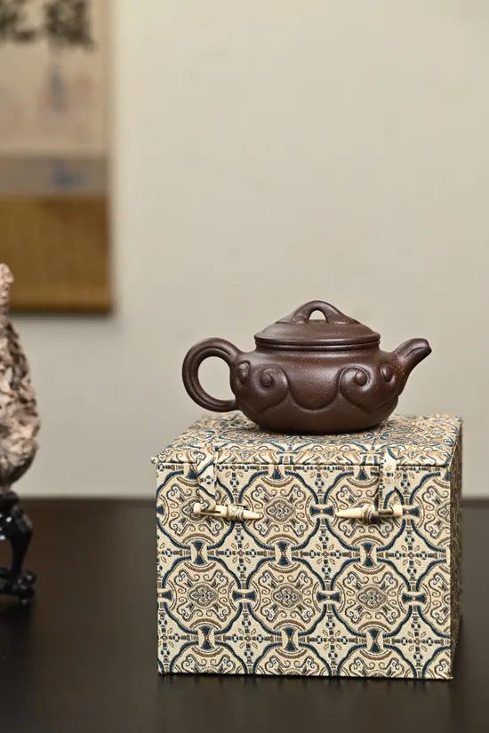 紫砂壺仿古如意陳華軍手工製作 2