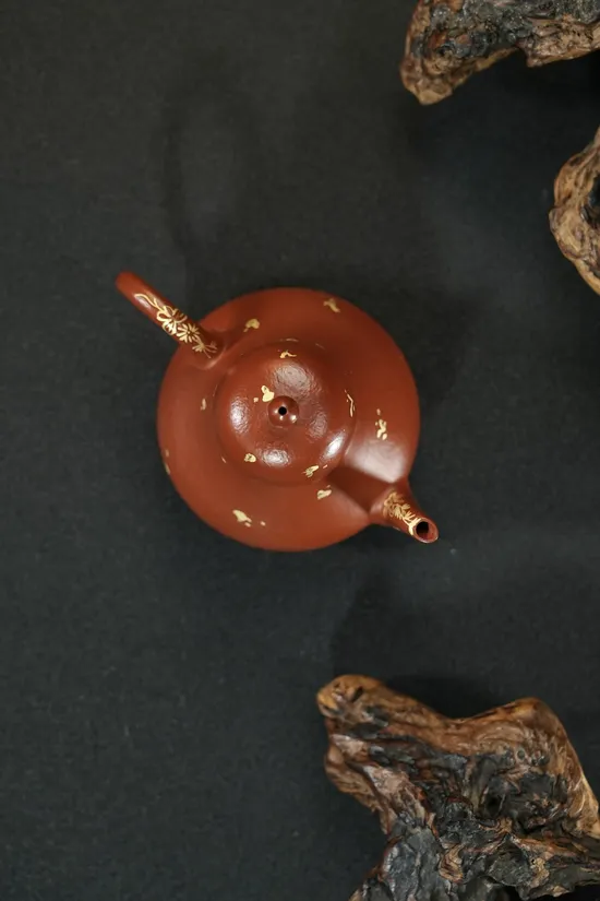 思亭粗砂朱泥紫砂壺130cc7孔 精品茶具 1