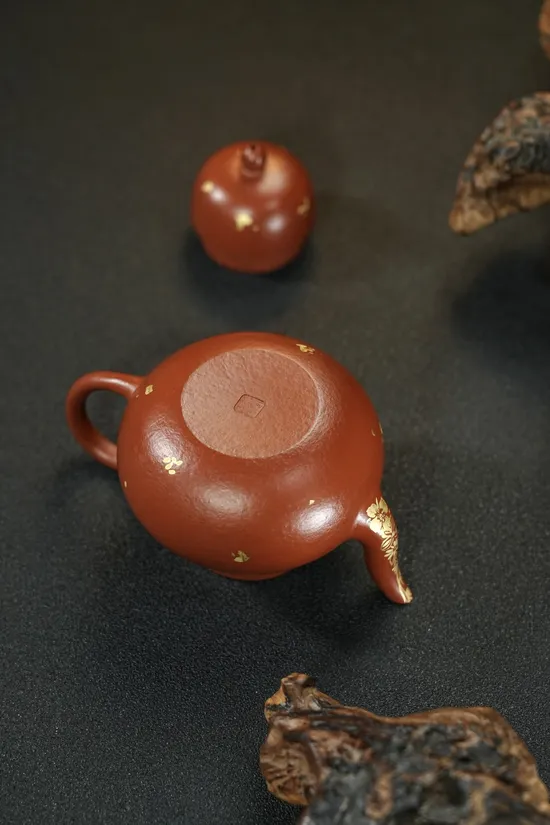 思亭粗砂朱泥紫砂壺130cc7孔 精品茶具 2