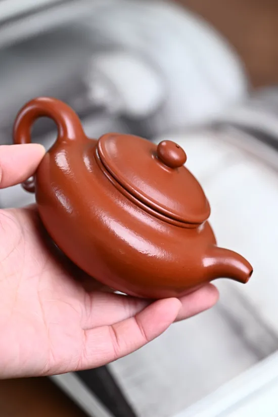 紫砂壺 王利娟 仿古 朱泥 150cc 2