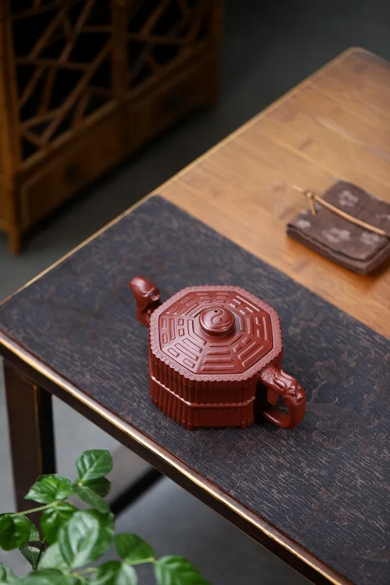 紫砂壺八方龍頭八卦一捆竹 高工佳作收藏 1