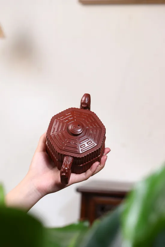 紫砂壺八方龍頭八卦一捆竹 高工佳作收藏 2