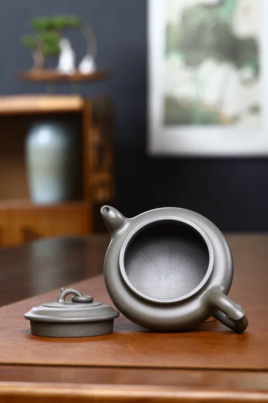 紫砂壺朱峰手工精製三足寶爐 2