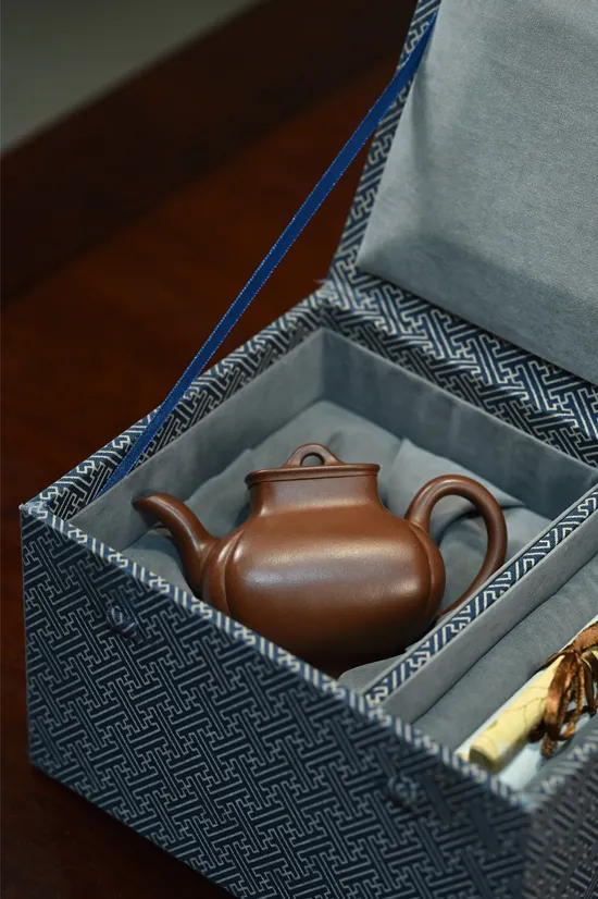 紫砂壺文心宋韻全手工310cc極品紫泥 1