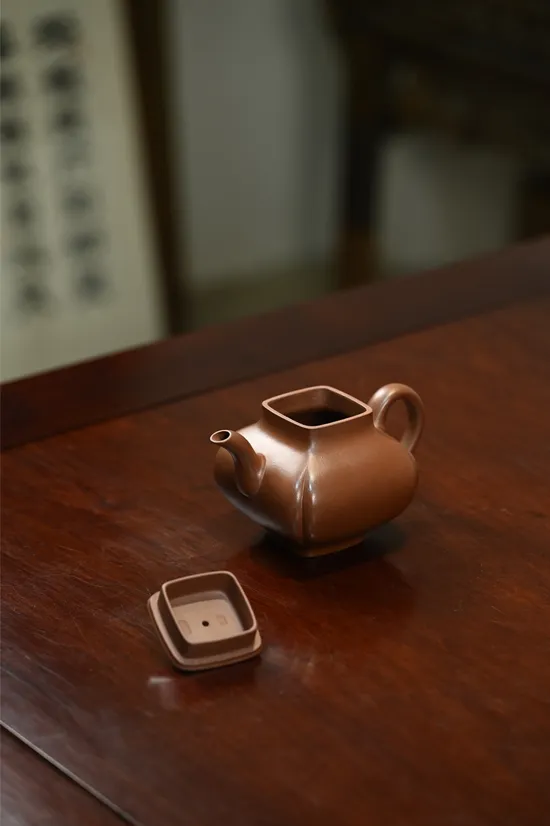 紫砂壺文心宋韻全手工310cc極品紫泥 2