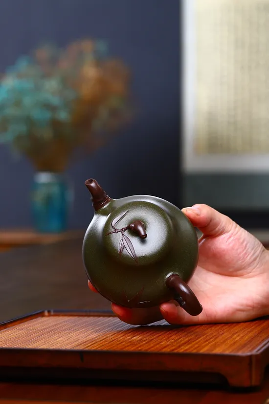 徐六明紫砂壺 茄瓜竹 精品推薦 1