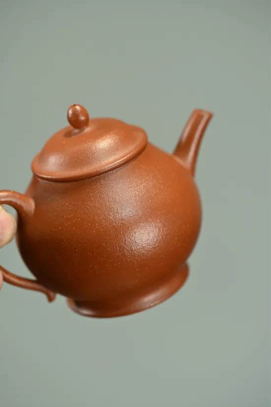 高潘手工紫砂壺150cc降坡泥明式風格 1
