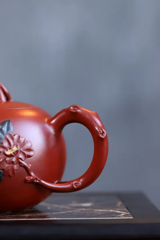 國色天香紫砂壺 精工藝品 高階收藏 1