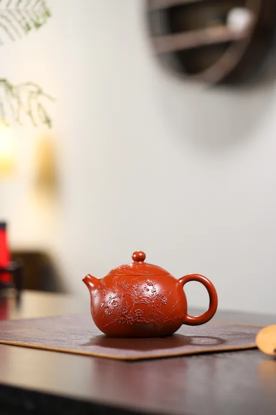 紫砂壺原礦大紅袍手工製作 2