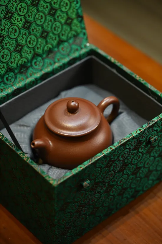 紫砂潘壺手工製作 紫泥260cc茶具 2