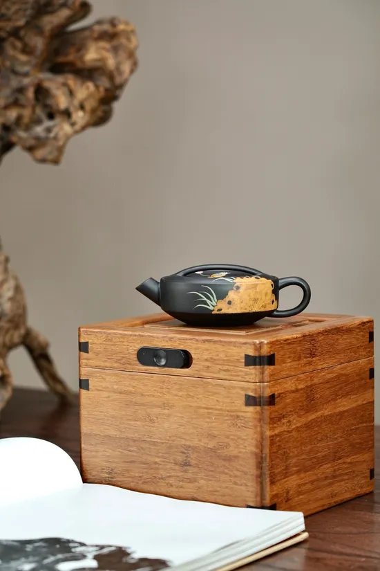 紫砂壺原礦黑料手工製作 2