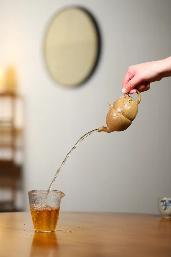 紫砂壺南瓜造型工藝美術師楊軍保原礦老段250cc 2