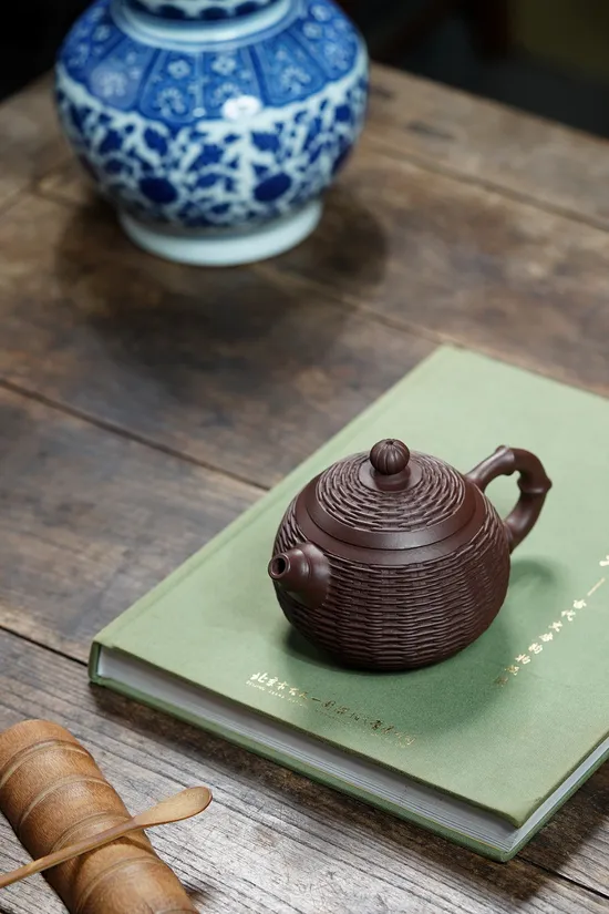 紫砂壺竹編西施高工佳作 2