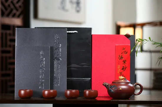 國工精品紫砂壺石榴套組｜高品質手工茶具 2