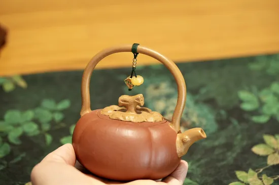 紫砂壺南瓜提樑雅器180cc原礦降坡泥 2