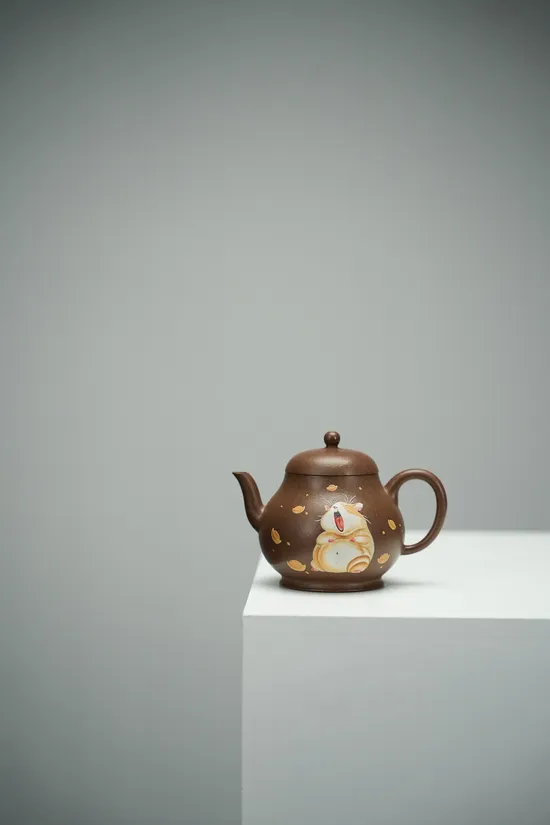 紫砂壺納福莫離宮燈150cc原礦老青段手工製作 1