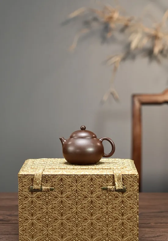 紫砂壺文旦老紫泥130cc內推7孔高品質茶具 1