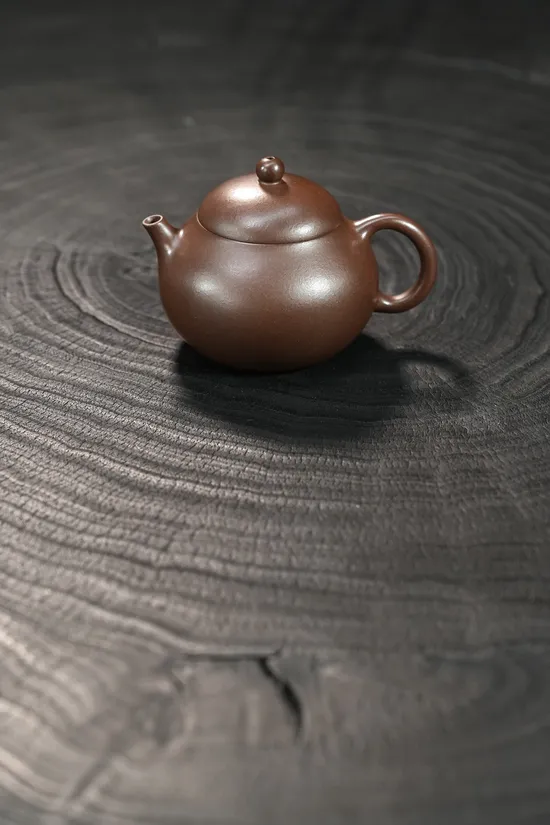 紫砂壺文旦老紫泥130cc內推7孔高品質茶具 2