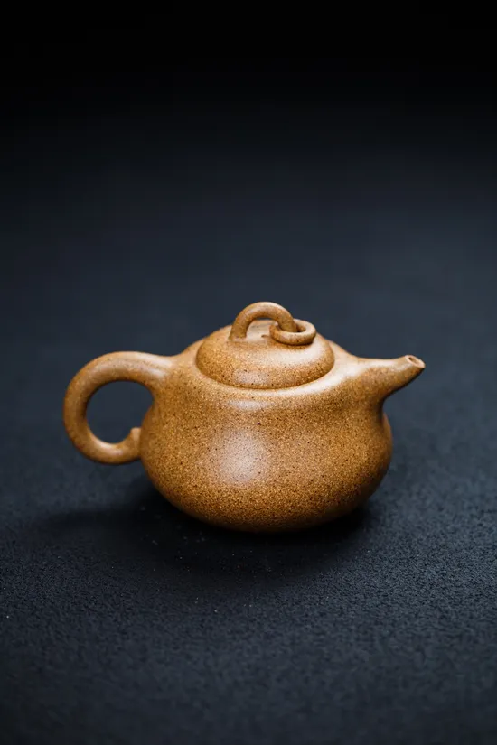 曼生葫蘆紫砂壺 福祿慕古款60cc 原礦黃金段 2