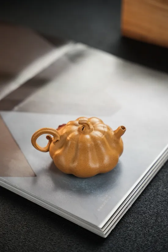 永利南瓜薄胚紫砂壺｜高品質手工製作 1