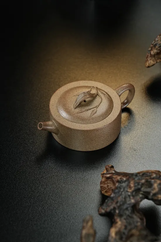 逸竹周盤紫砂壺｜原礦老青段手工製造 2