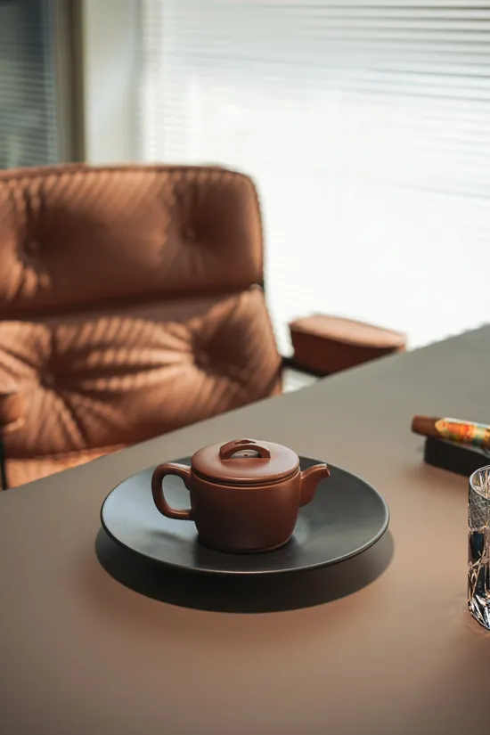 紫砂壺漢瓦款200ml手工製作 2