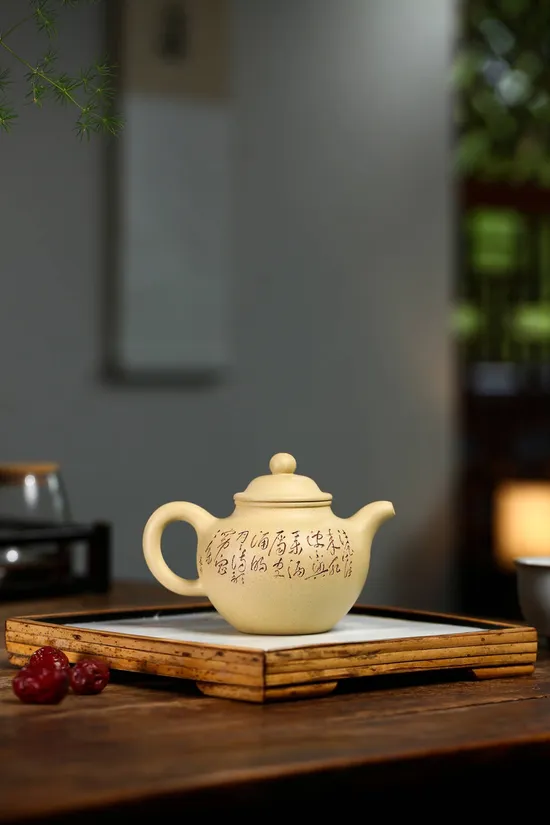 紫砂壺大亨掇球吳偉明手工製作 1