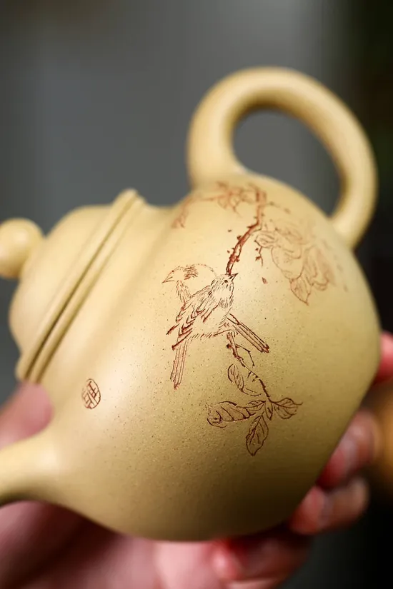 紫砂壺大亨掇球吳偉明手工製作 2