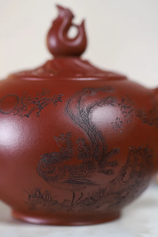 紫砂壺趙明敏鳳凰展翅收藏級重器 1