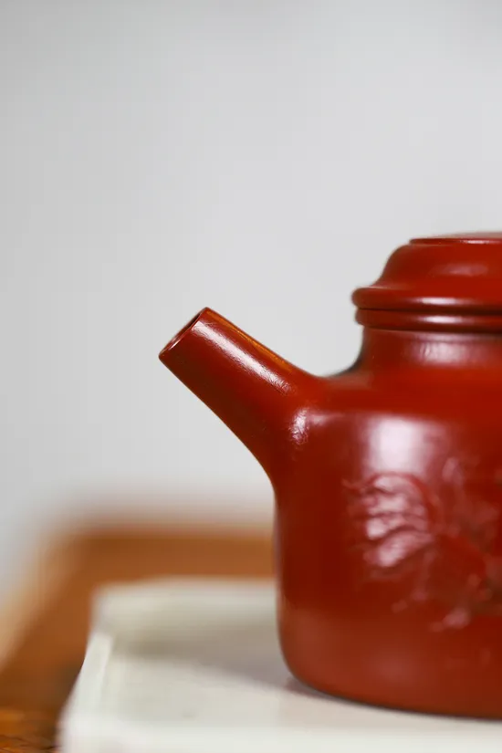 楊鵬老師全手工泥繪金魚德鐘紫砂壺 2