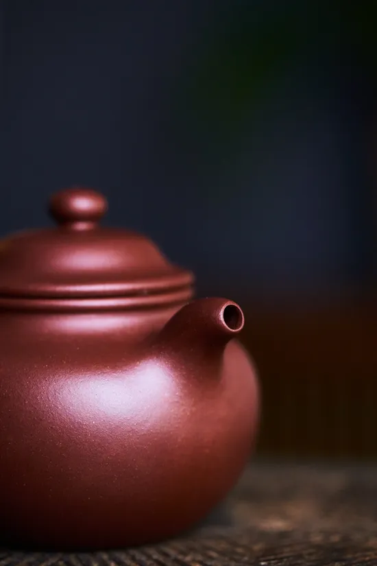 紫砂壺蓮子款 紫泥手工製作 2