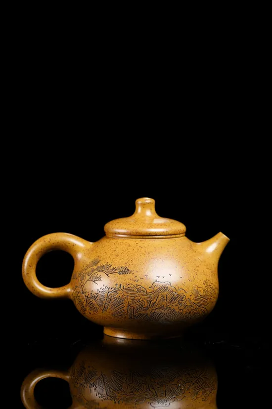 紫砂壺 黃金砂古龍窯柴燒 大成系列 1
