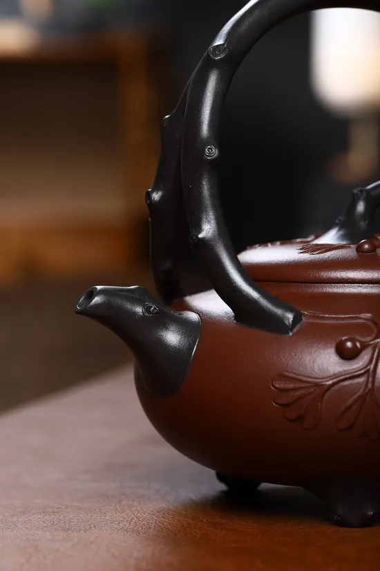 紫砂壺周新元常青提樑收藏級作品 2