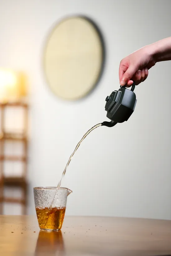 紫砂壺手工製作國藝師楊軍保六方雪華150cc 1