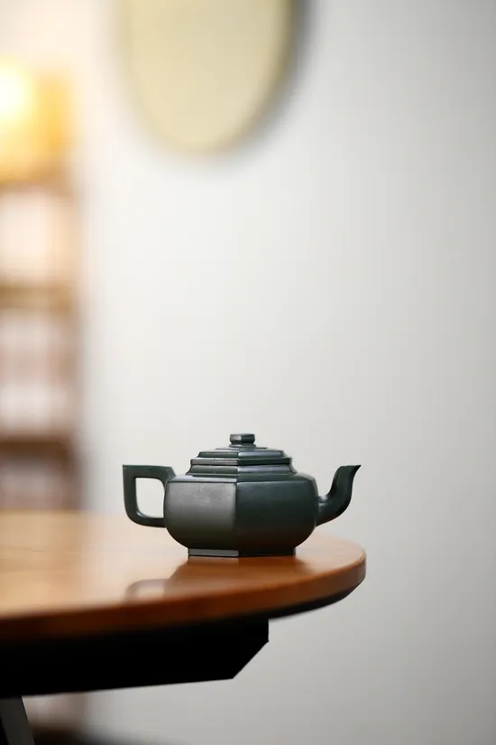 紫砂壺手工製作國藝師楊軍保六方雪華150cc 2