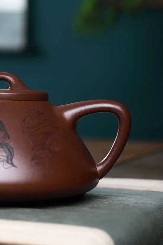范家一脈紫砂壺收藏佳品 子冶石瓢 1